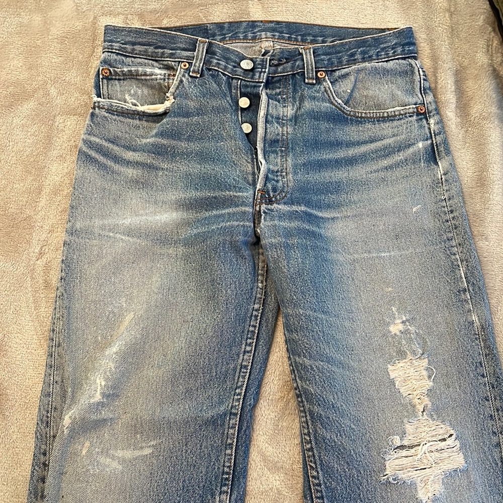 vintage distressed Levi’s